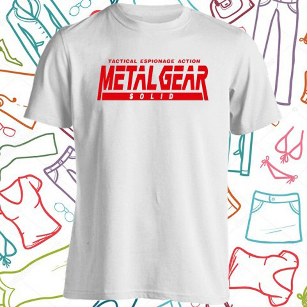 Kaos Metal Gear Solid Tshirt Bahan Katun Casual Unisex T-SHIRT Terbaru