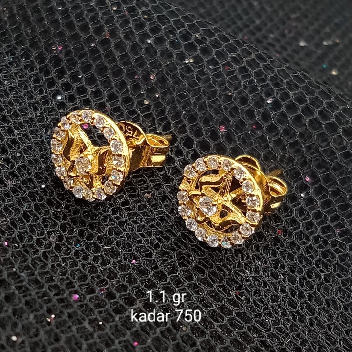 Anting Emas 17 K - 1.1 gr Kadar 750 - 3249