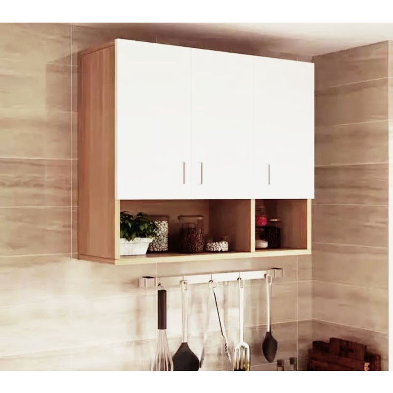Rak dapur minimalis . rak dapur tempel dinding