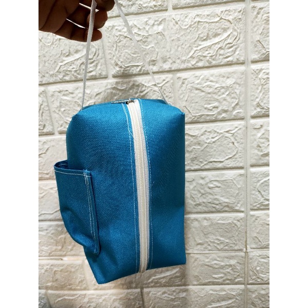 tempat tisu 3 in 1 warna turqish pouch tempat tisu 3 in 1