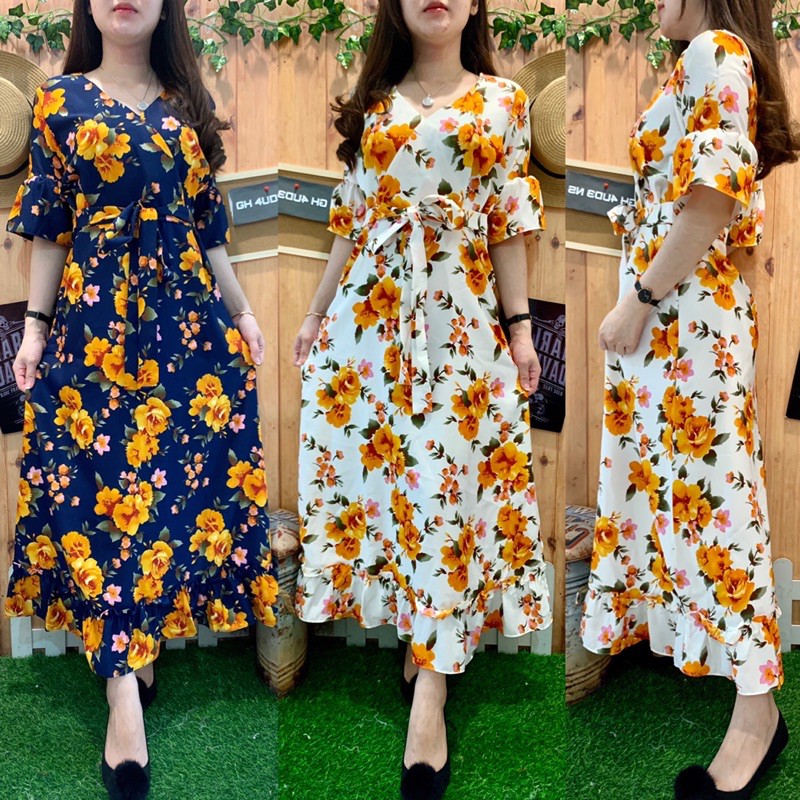 Ghaudens - LONG DRESS KIMONO LOOK ORANGIE FLOW 1240/1276