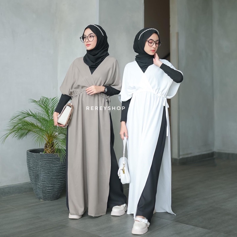 Reresyshop Yola Dress Kondangan Wanita Bahan Adem Kekinian Nyaman Dipakai