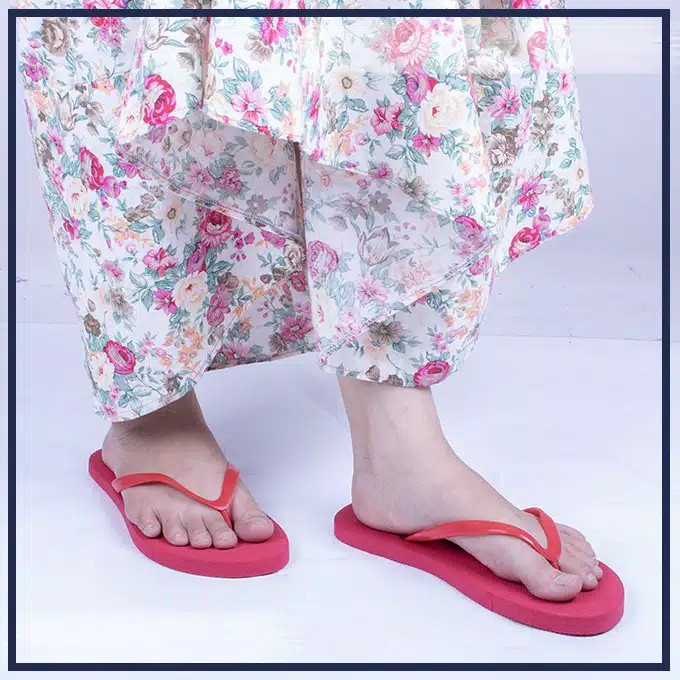 Alantasik - Sandal jepit polos / sandal wudhu / sendal wanita / basic heels / spon murah RS