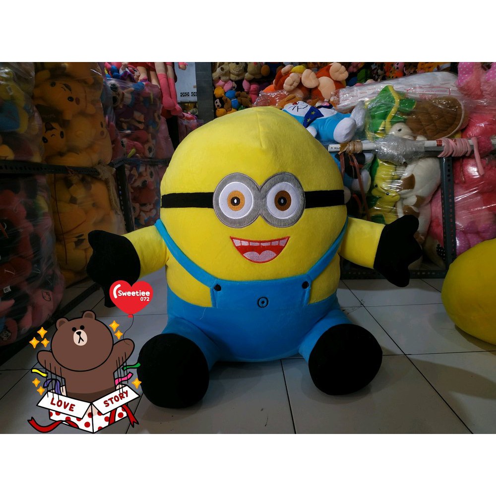 boneka minion jumbo uk 90cm minions besar super Berkualitas