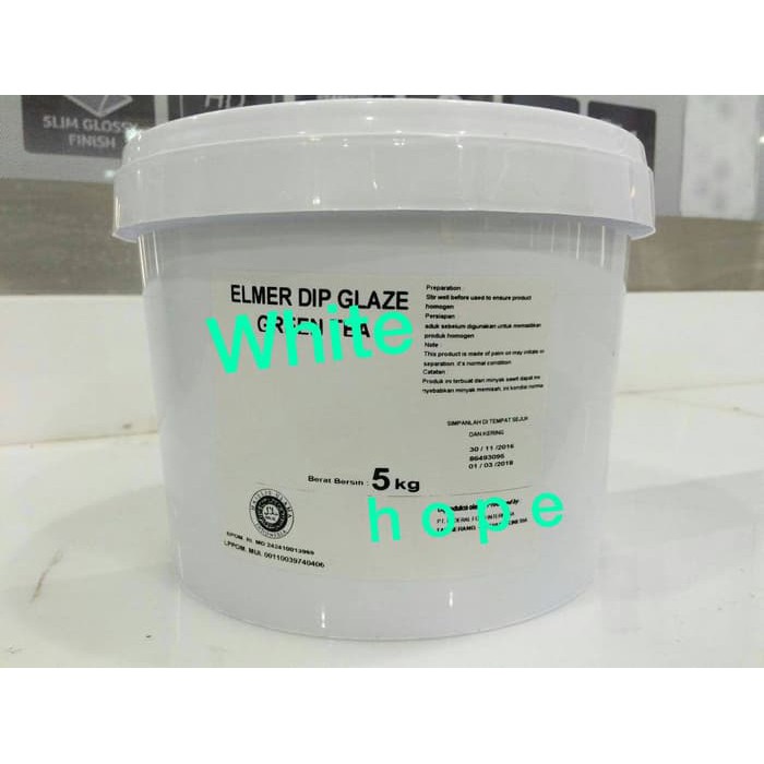 

Elmer Dip Glaze White 5Kg glaze white milky vanila