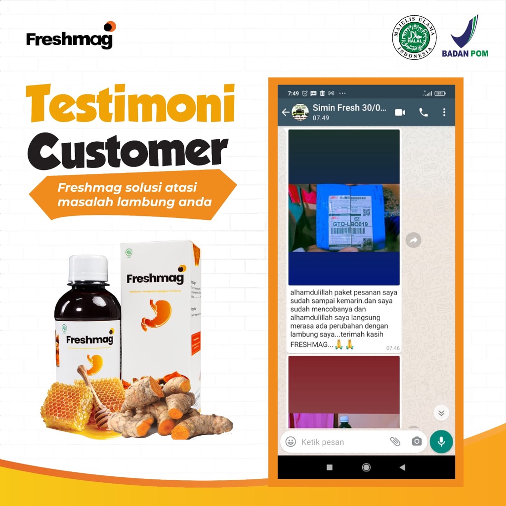 PAKET KRONIS 3 BOTOL FRESHMAG - Solusi Atasi Masalah Asam Lambung & Maag Kronis Menahun-7