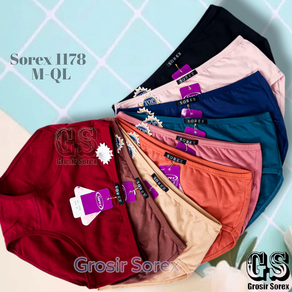 Celana Dalam Wanita Sorex 1178 | 6Pcs Celana Dalam Wanita Sorex Murah Original Berkualitas