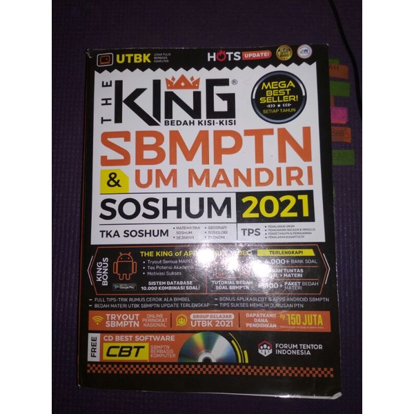 [COD] PRELOVED SECOND BUKU THE KING SBMPTN & UM MANDIRI SOSHUM 2021
