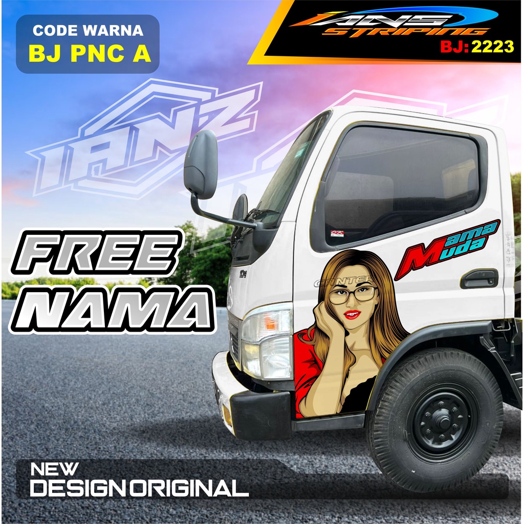 STIKER VARIASI PINTU TRUK FUSO RAGASA / DECAL PINTU DUMTRUK  / STIKER MOBIL TRUK / STIKER PINTU TRUK KEREN