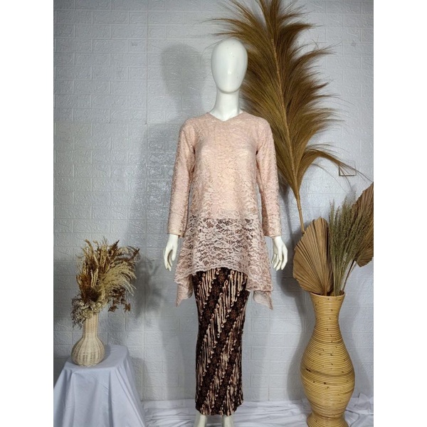 Nasywa | SET PAKAIAN WANITA KEBAYA / KEBAYA RINJANI BROKAT JUMBO M L XL XXL XXXL  / KEBAYA MODERN TE