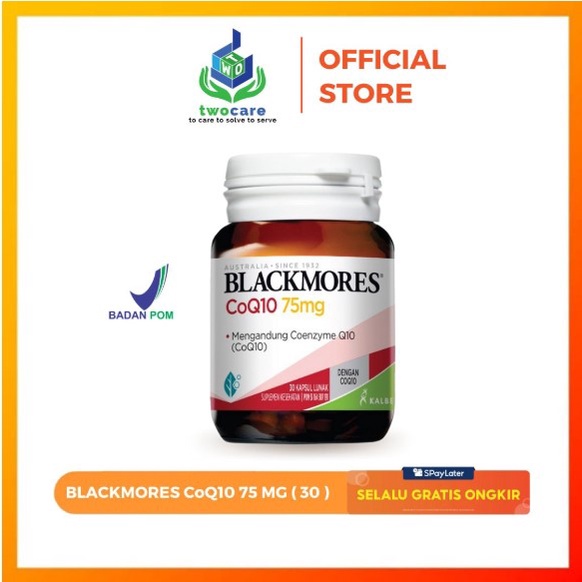 Blackmores Coq10 75mg Bpom Kalbe - 30 kapsul