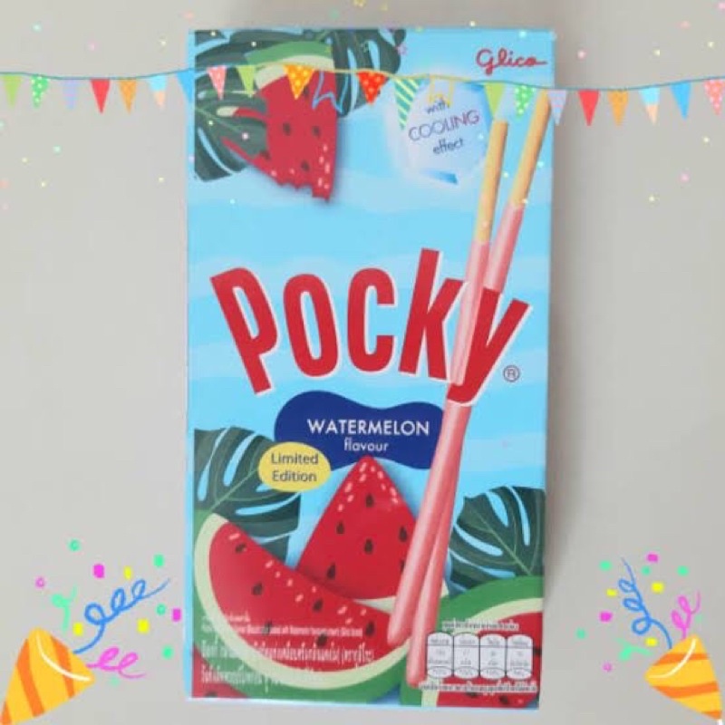 LIMITED EDITION GLICO POCKY WATERMELON 36gr