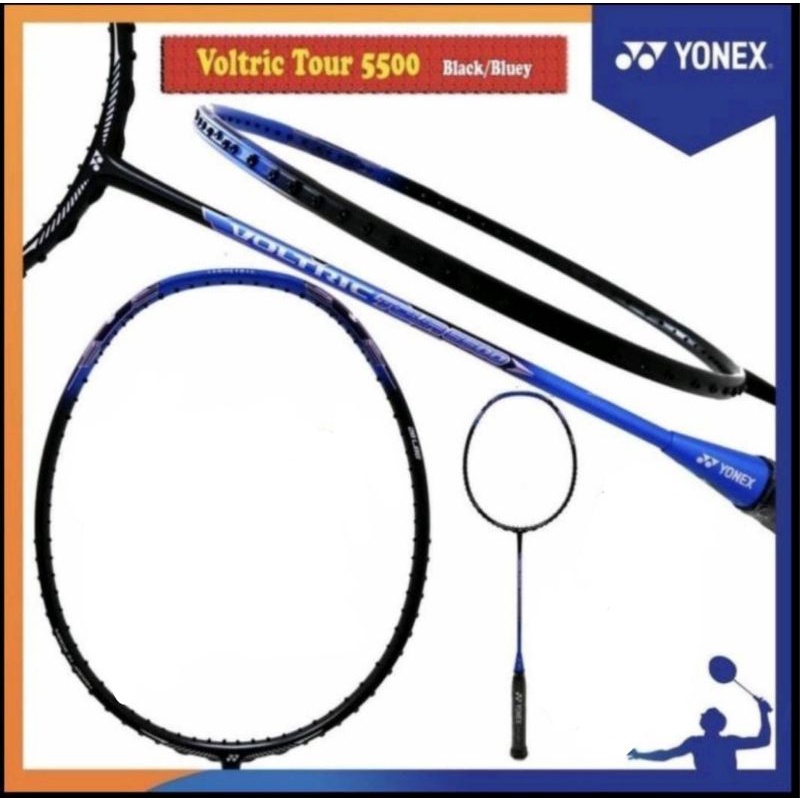 raket badminton yonex voltric tour 5500 original sunrise