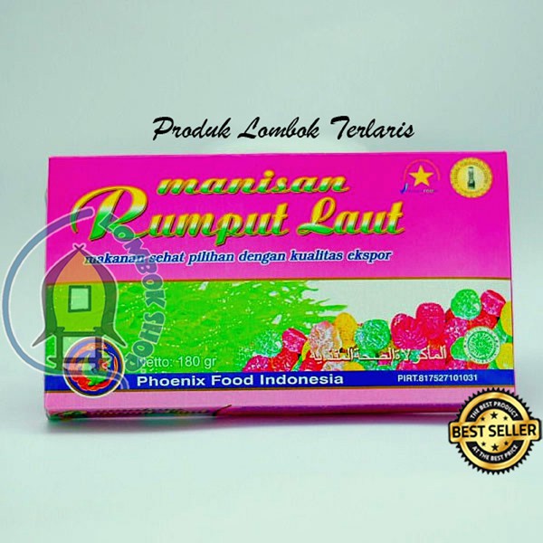 

Manisan Rumput Laut Phoenix Khas Lombok 160 Gram