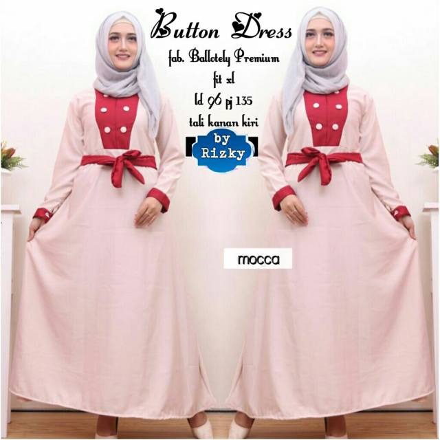 Baju gamis termurah / long dress / grosir baju muslim
