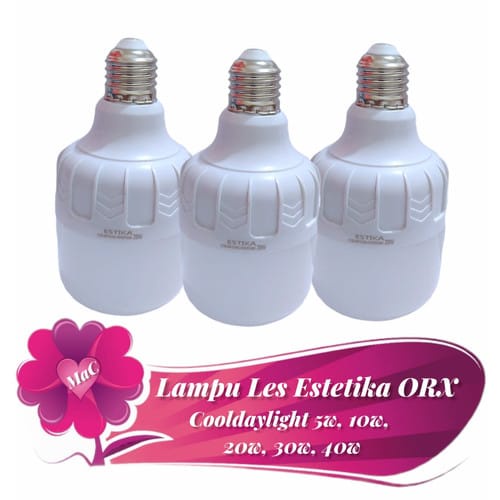 Lampu LED Estika Cool Daylight Lampu ORX BULB LED Warna Putih