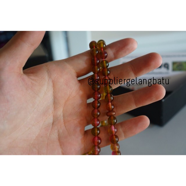 tasbih batu BURGUNDY QUARTZ 8mm 99 butir premium tasbeh mano alam akik aksesoris grosir kerajinan