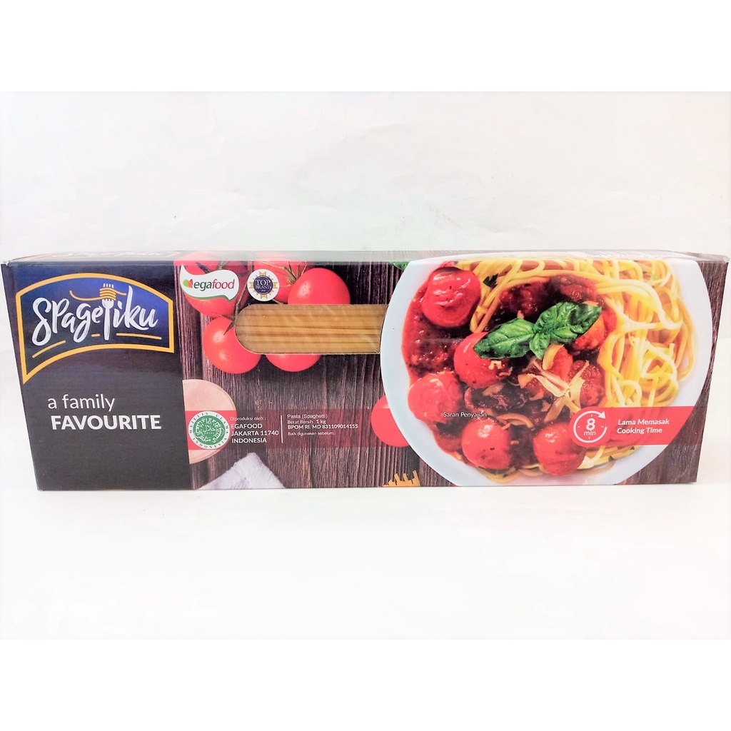 

SPAGETIKU PASTA 1KG / SPAGHETTI PASTA INSTANT / MAKANAN INSTANT