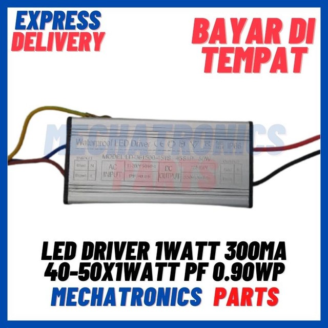 [DSP-9435] LED DRIVER 1WATT 300mA 40-50X1WATT PF 0.90WP