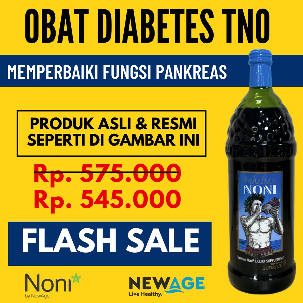 Obat Diabetes TNO 100% Original Membantu Perbaikan Sel Pankreas