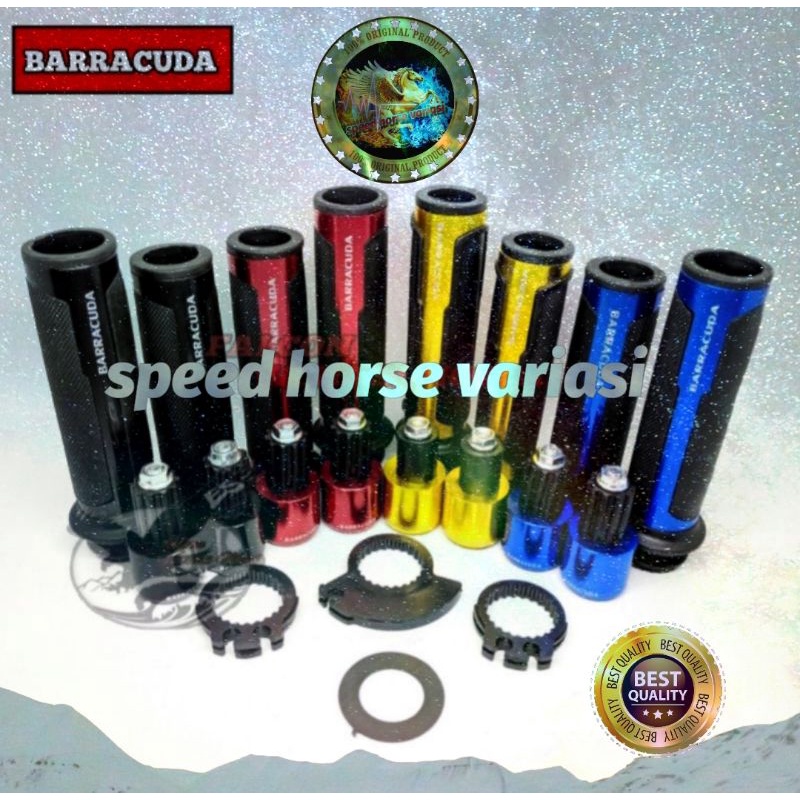 Handgrip Baracuda Nmax Vario Gsx 150 Cbr 150 R 15v2 R15v3 Xabre Byson Mx king Ninja 250