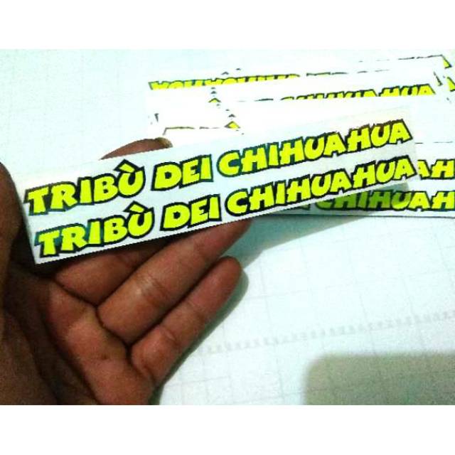 Sticker visor sticker helm sticker tribu dei chihuahua