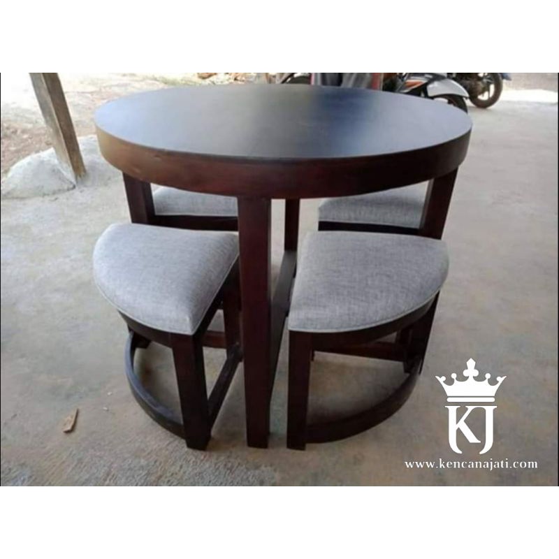 Meja Makan Minimalis bulat