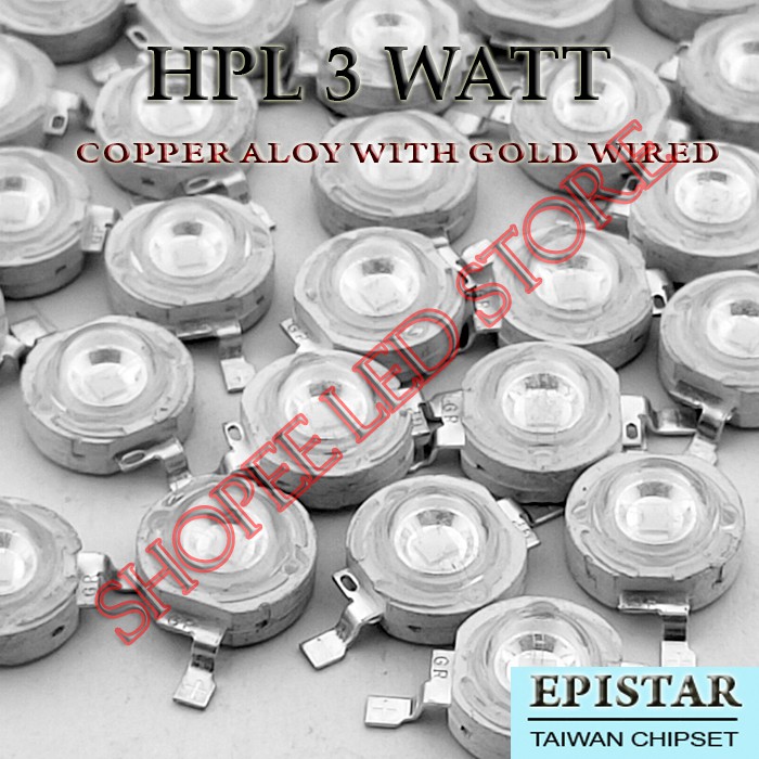 3W GENUINE EPISTAR ALL COLOR HPL 3WATT AQUASCAPE ( NON PCB )