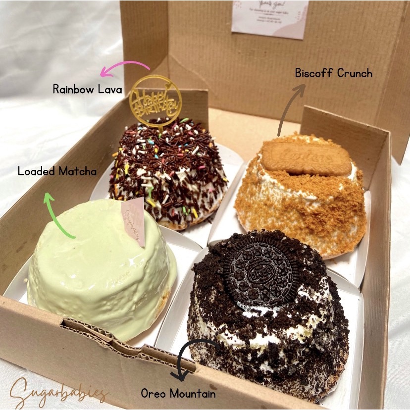 

Chiffon Cake Super Soft dan Lembut FULL FILLING & TOPPING ( 10 cm )