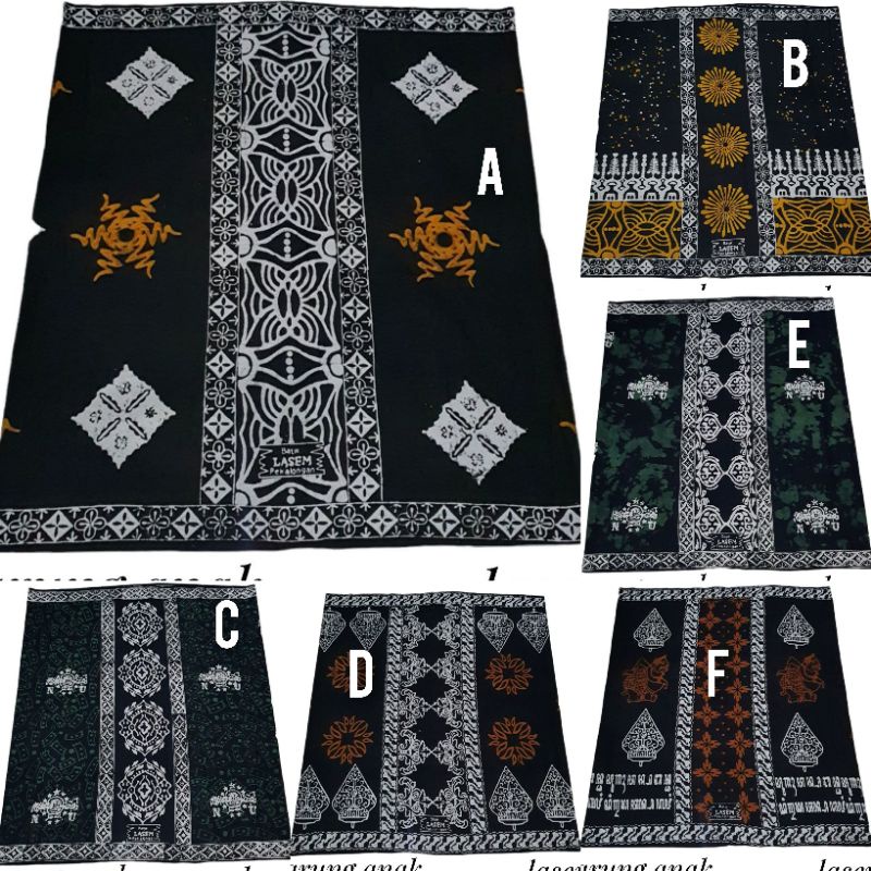 Sarung batik anak printing motif wayang sarung anak motif NU