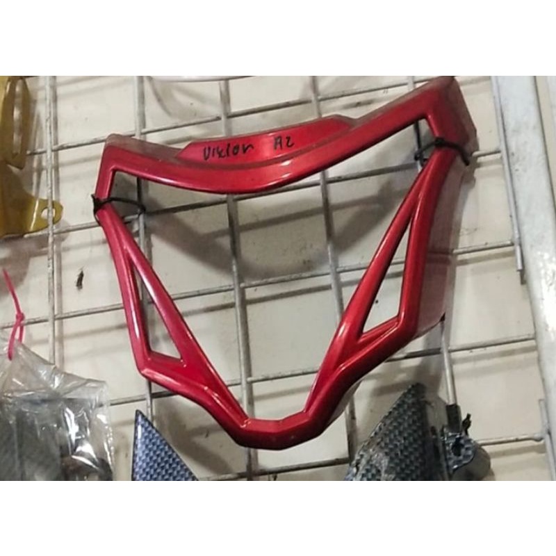 TOPENG COVER LAMPU DEPAN VIXION ADVANCE MERAH PUTIH