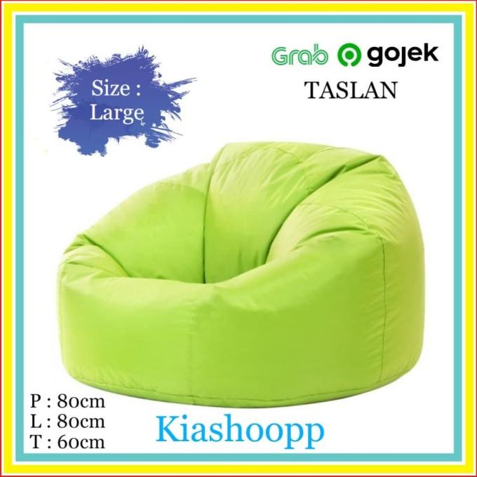 

SOFA BEAN BAG SIZE LARGE + ISI STYROFOAM - TASLAN HIJAU STABILO SX512Z32X