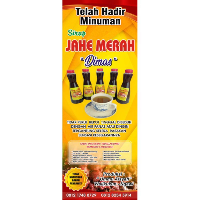 

SIRUP JAHE MERAH