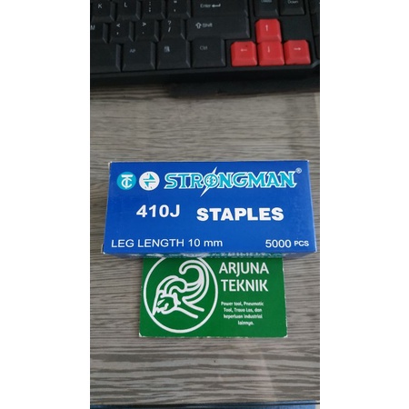 Isi Staples 410j Strongman Isi Paku Tembak Air Nailer Isi Paku Tembak U 410 Strongman