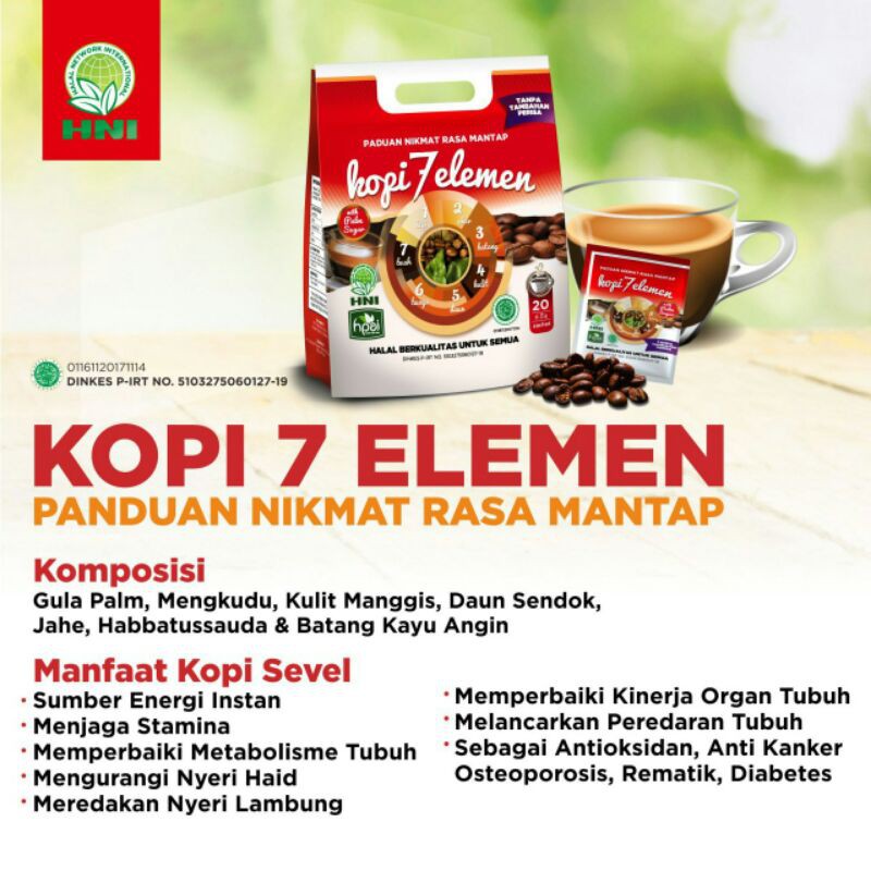 

KOPI 7 ELEMEN/Sevel HNI Kopi lambung dan masuk angin