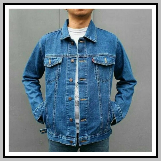 Jaket Levis Pria Kekinian Jaket Jeans Biowash Premium Quality
