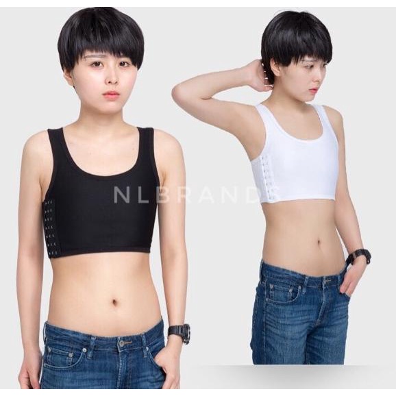 Pakaian Olahraga Wanita Breast Binder Les1980 Versi B - Binder For Tomboy - Korset - Sport Bra