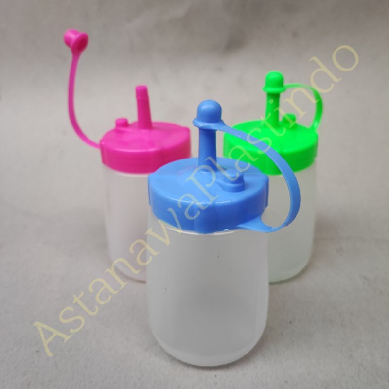 New Cornelius Botol kecap mayonaise plastik Kecil wadah saus mayones sauce bottle small