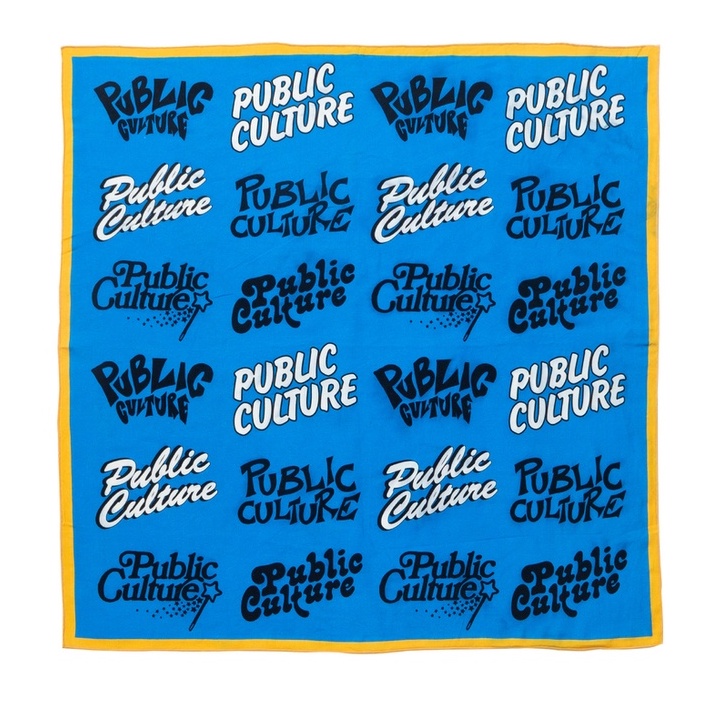 Public Culture - Typo Bandana - Blue