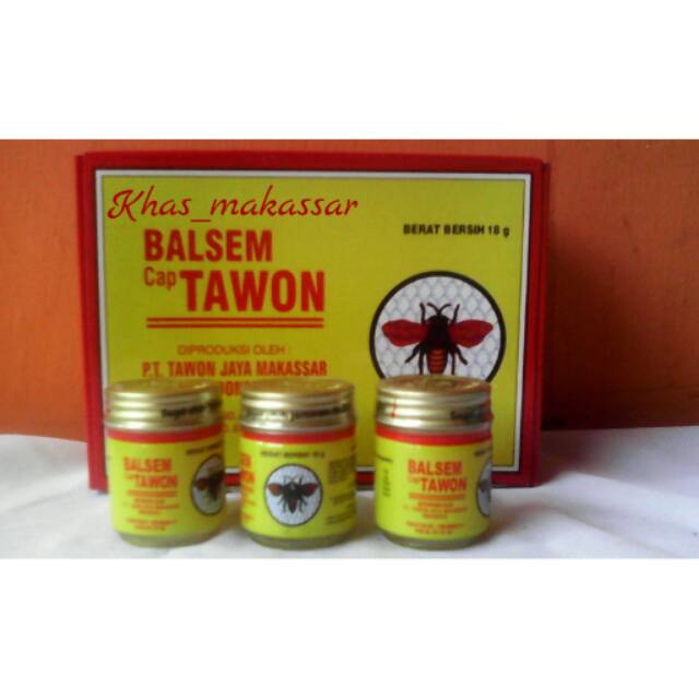 Balsem cap tawon 18 gr.khas makassar