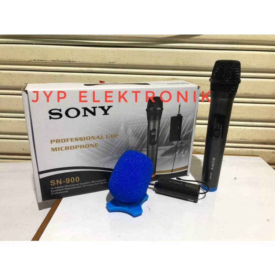 MIC WIRELESS SONY SN900 HANDHELD MICRROPHONE SONY SN 900 CHARGE SINGLE