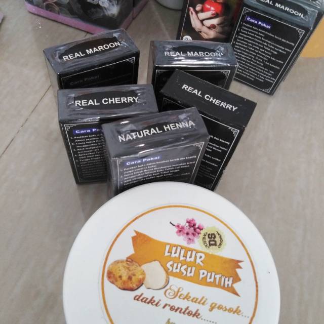 Ready tuffah nail henna