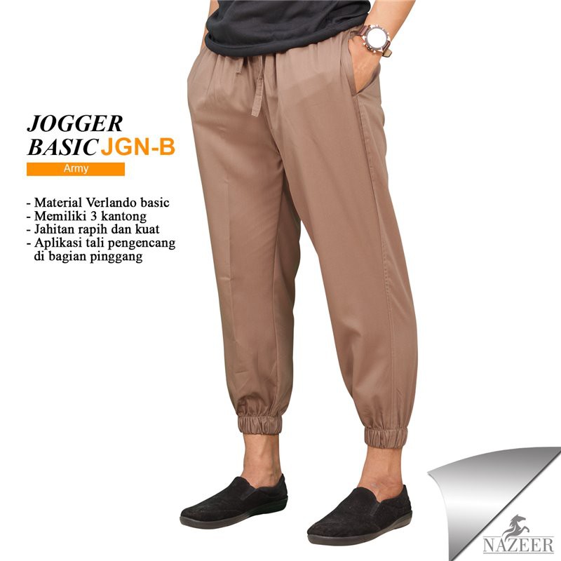 NAZEER Celana Jogger Basic JGNB ORIGINAL