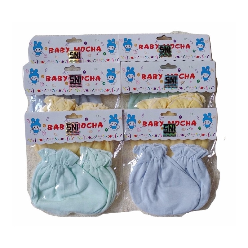 Castle - Sarung Tangan &amp; Kaki NewBorn BabyMocha / STK Baby