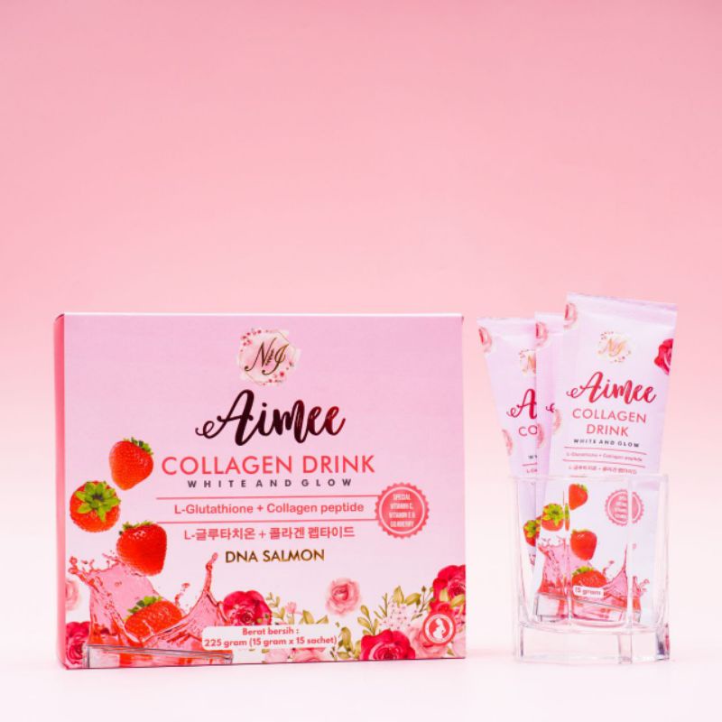 Aimee collagen drink box @15saset