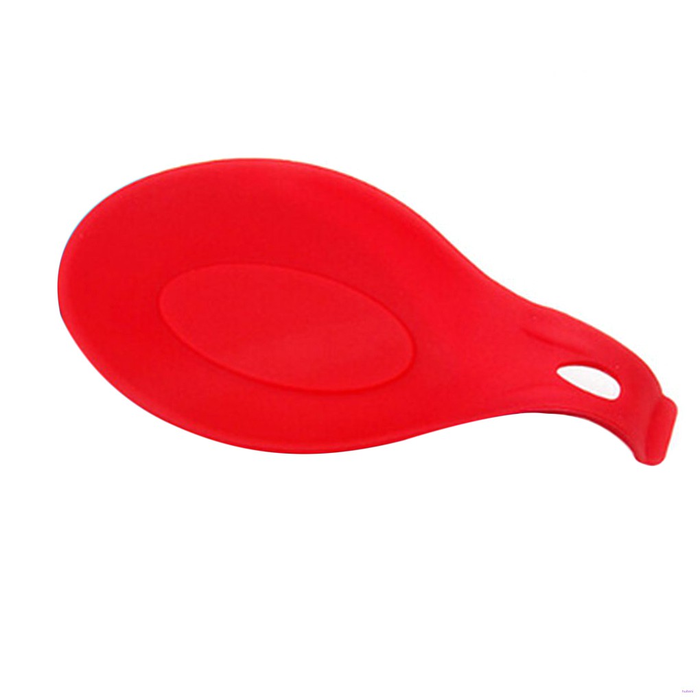 [READY STOCK] Multipurpose Silicone Spoon Rest Pad Food Grade Silica Gel Spoon Put Mat Device