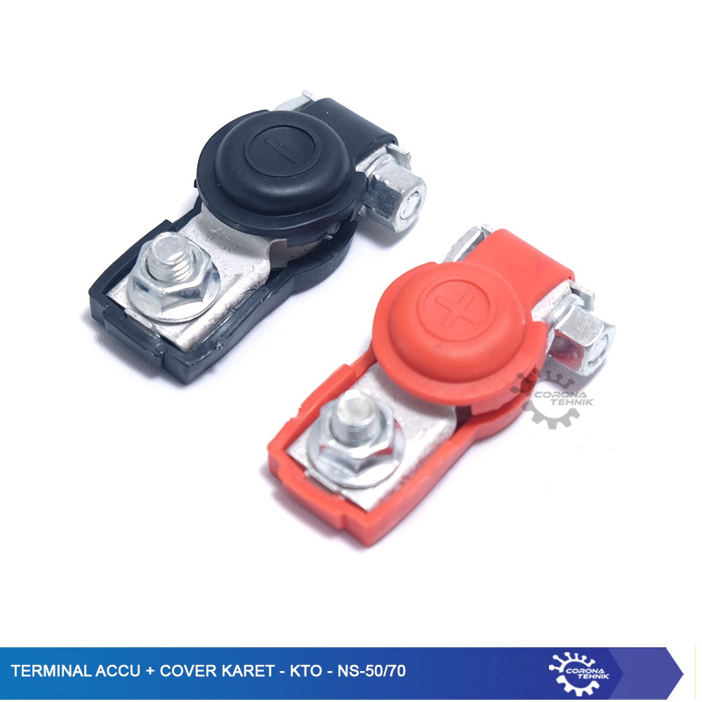 NS-50/70 Terminal Accu + Cover Karet - KTO