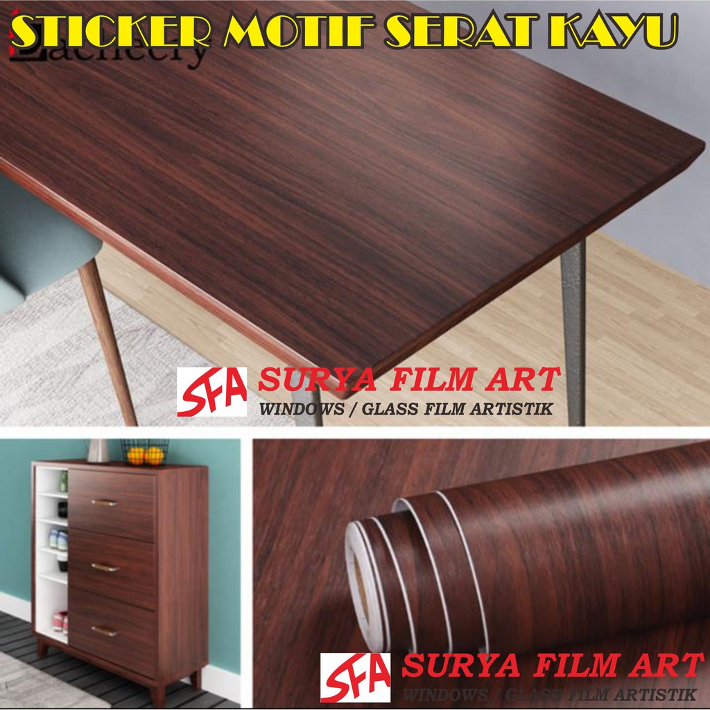 stiker kayu / stiker motif kayu / stiker lantai
