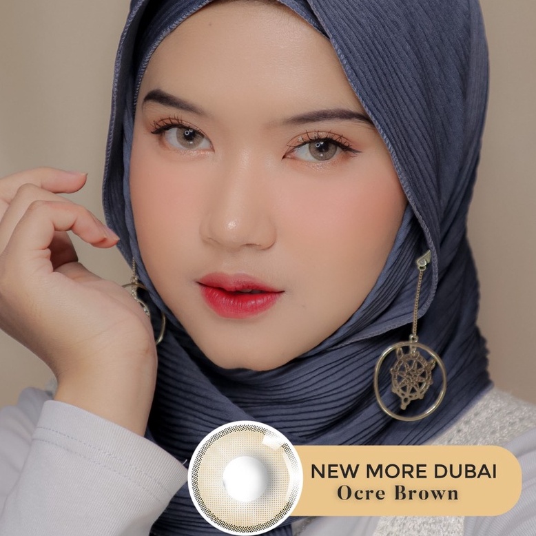 Softlens New More Dubai DIA 14.50mm NORMAL GREY BROWN GREEN BLUE DIA 14.50mm NORMAL softlense GRAY CTK /Lensa  Kontak/BS