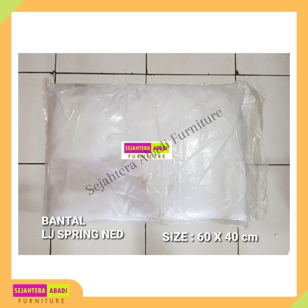 Bantal Hotel, Pillow Bolster Tudor LJ springbed Dacron Silikon Murah